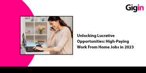 high paying work from home jobs