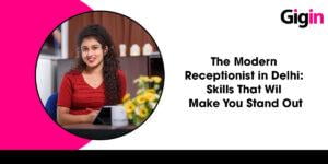 receptionist jobs in delhi