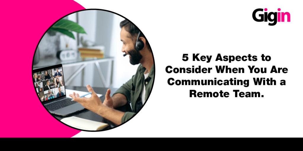 Remote Communication
