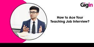 application for teaching job