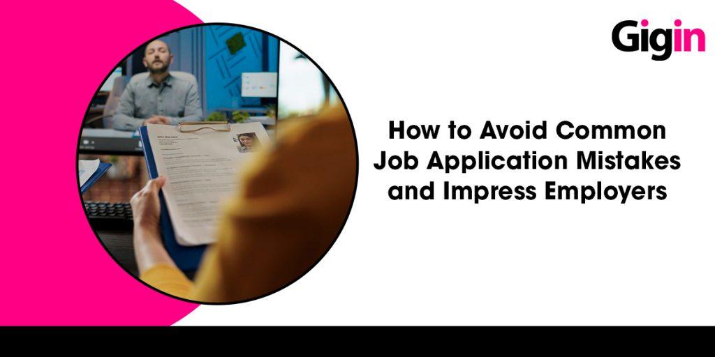 Job application mistakes