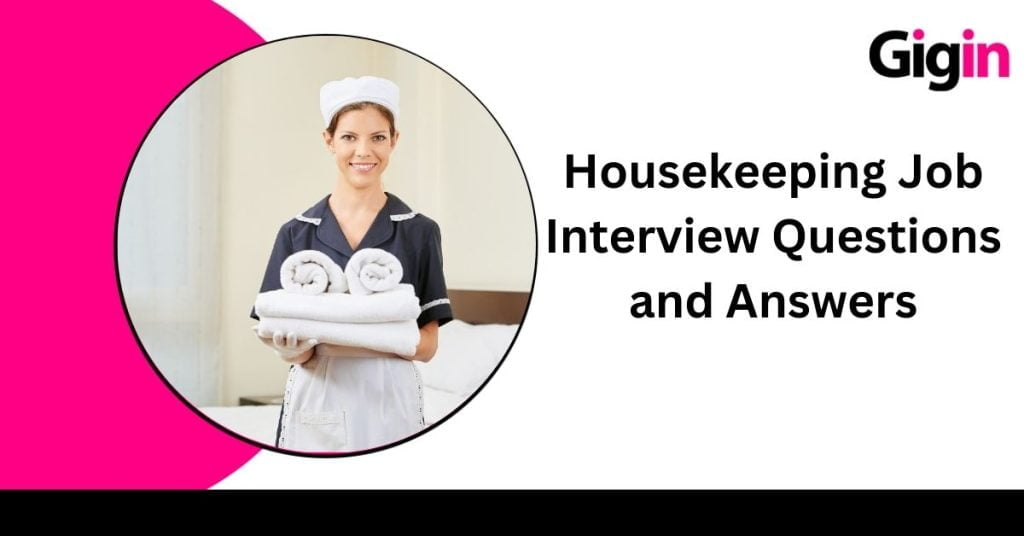 housekeeping job